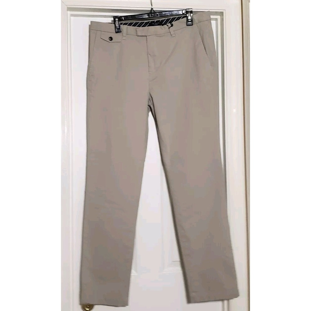 Ted Baker Irvine Slim Fit Trouser Pants Men's Size 36 Light Grey